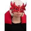 Naamarit Ja Silmikot|Muut Asusteet>CARNIVAL TOYS SRL, VIA GOLDONI 1, 48026 GODO DI RUSSI, RA, www.carnivaltoys.it Silmikko liekehtivä kiiltävä punainen