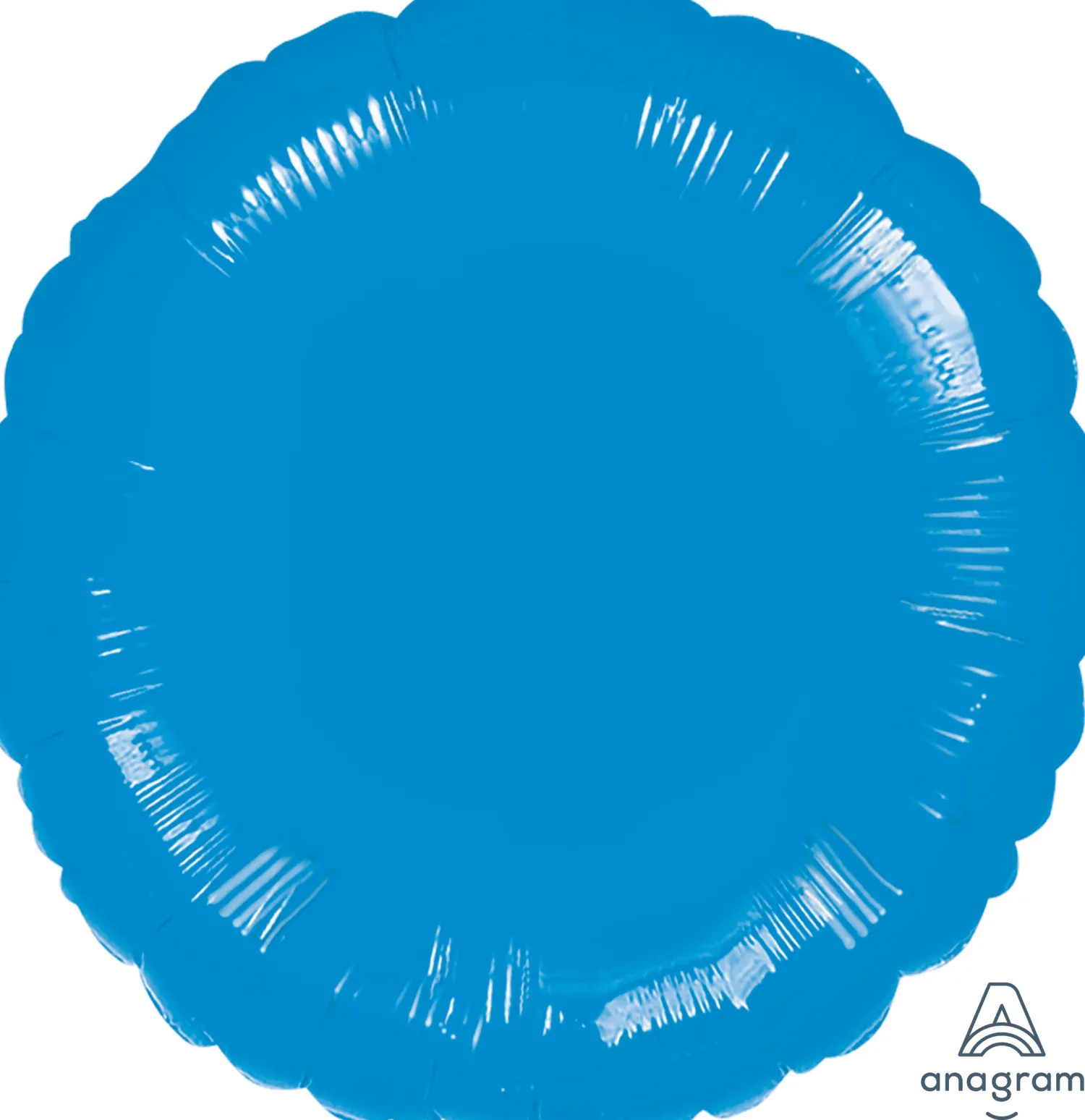 Pienet Foliopallot|Yksiväriset Foliopallot>Anagram International Inc, 7700 Anagram Drive, MN 55344-7307, USA, http://www.anagramballoons.com/ Sininen pyöreä foliopallo