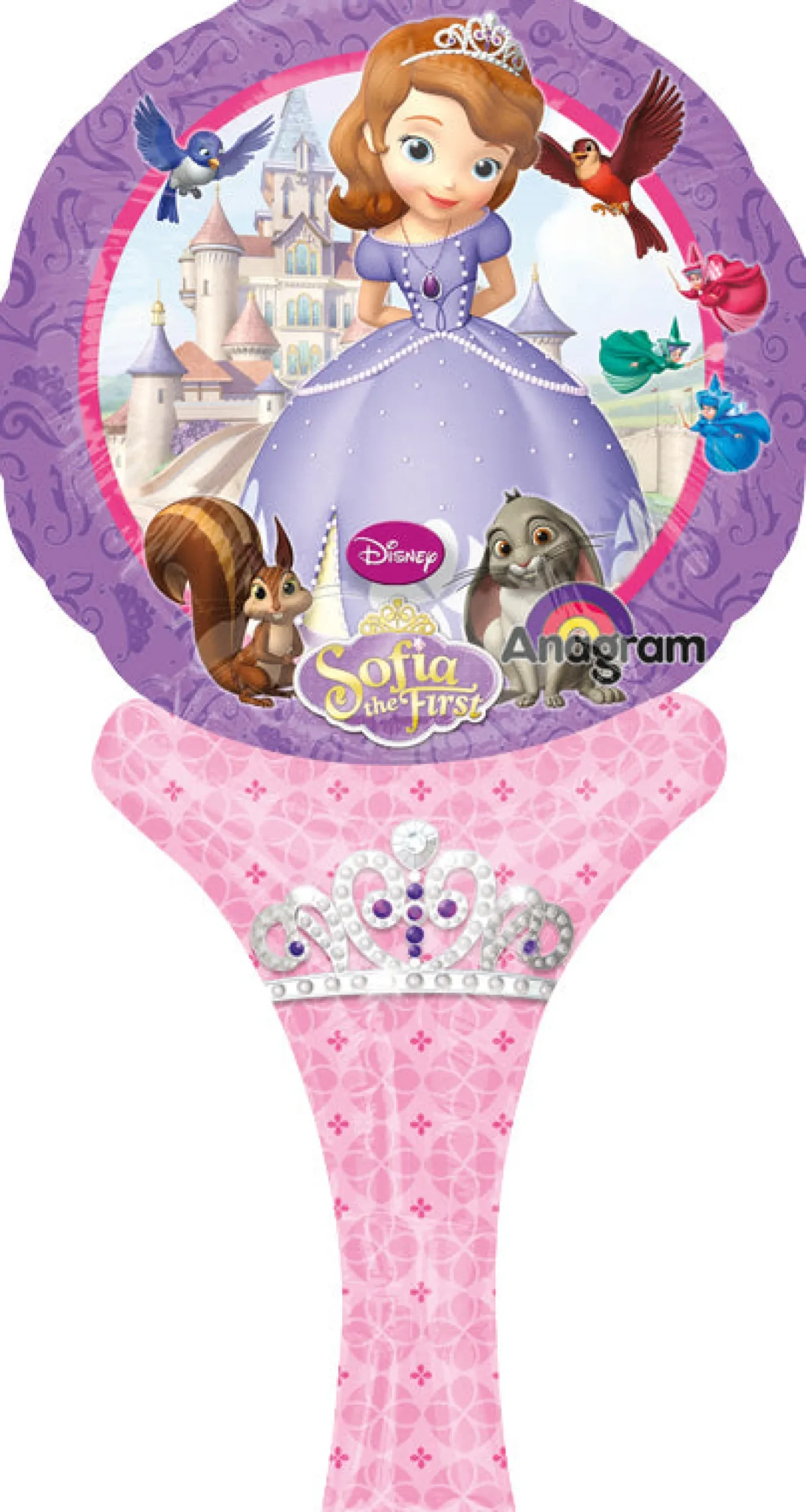 Erikoisilmapallot>Anagram International Inc, 7700 Anagram Drive, MN 55344-7307, USA, http://www.anagramballoons.com/ Sofia Ensimmäinen puhallettava foliopallo 1kpl/pkt