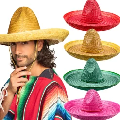 Häät|Häät>Boland Party Partners, P. O. Box 518, AK ALPHEN A/D RIJN, https://boland.eu Sombrero 50 cm 1 kpl (lajitelmatuote 4 eri värivaihtoehtoa)