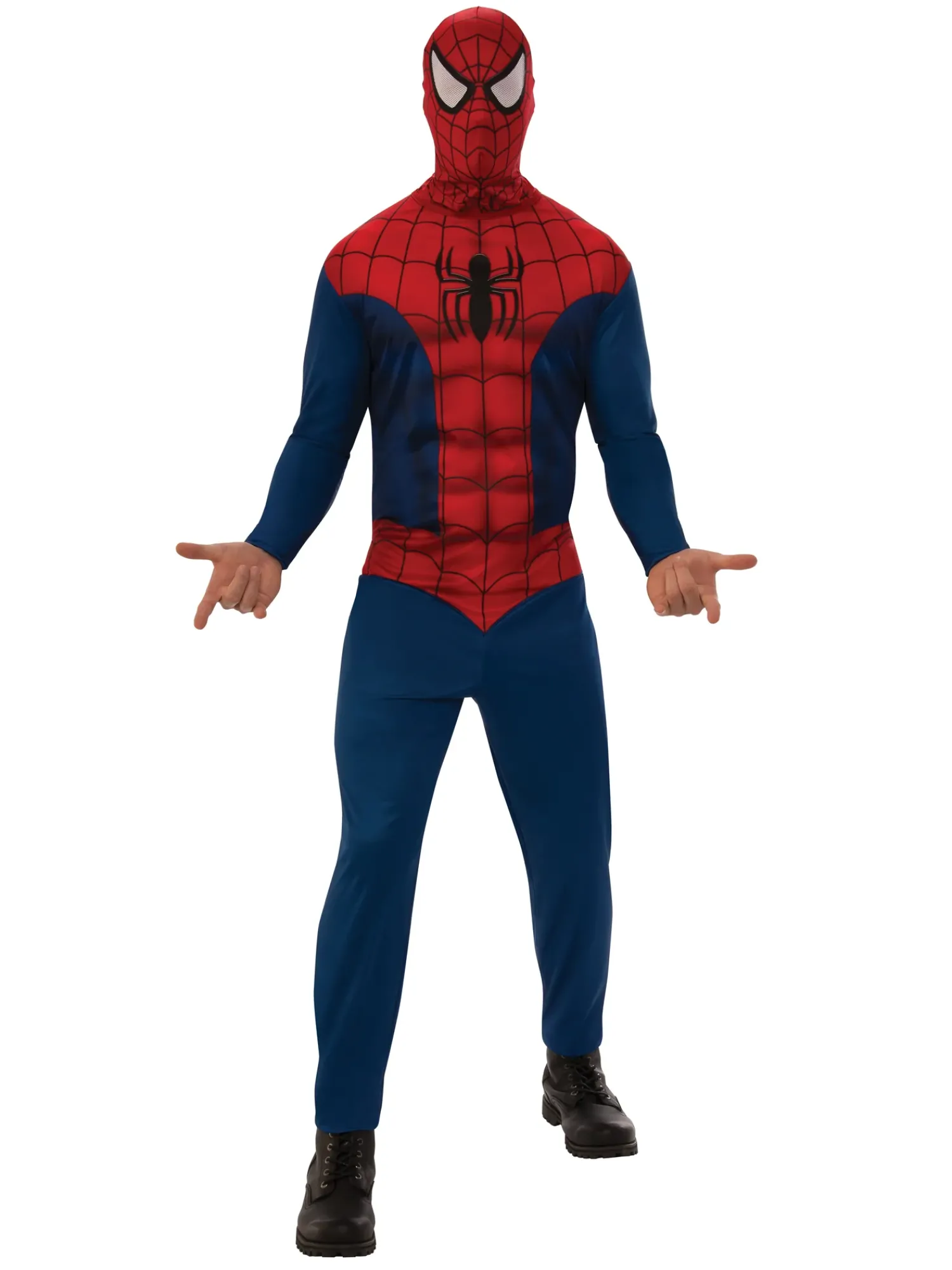 Penkkarit|Halloween>Rubies Netherlands b.v., Heldenseweg 25A, 6086 PD Neer, www.rubies.com Spideran aikuisten naaiaisasu
