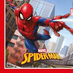 Lautasliinat|Spiderman>Procos S.A., 56th KLM Paleas Ethnikis, 320-11 Inofita Greece, www.procos.gr Spiderman lautasliina 33 x 33 cm 20 kpl/pkt