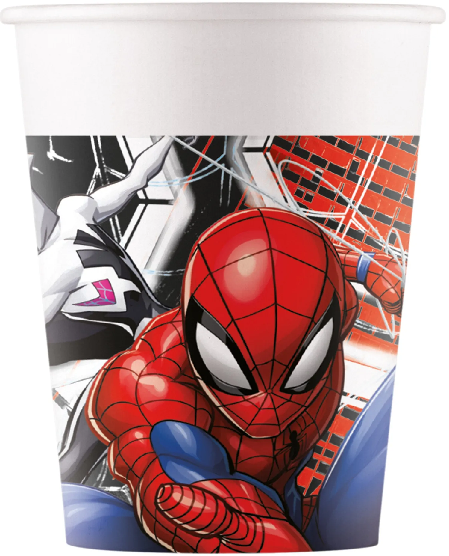 Spiderman|Lasit Ja Mukit>Juhlamaailma Spider-Man pahvimuki 200 ml 8 kpl/pkt