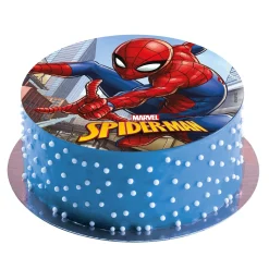 Spiderman|Kakkukuvat Ja Syötävät Koristetarrat>Dekora Innova, SAU, PI Atalayas - C/ Florin, 30-39, 3114 Alicante, www.dekora.es Spiderman syötävä kakkukuva