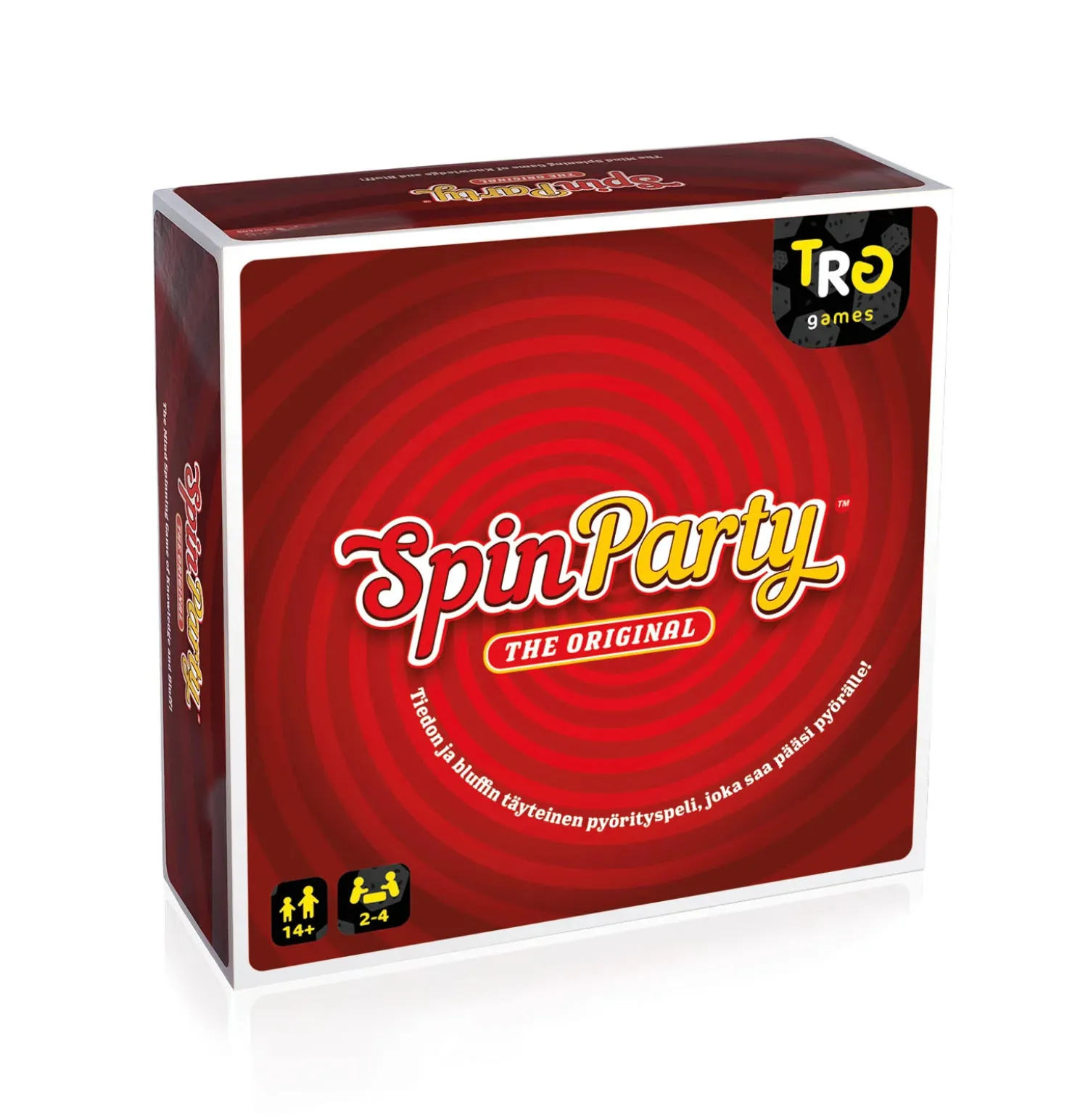 Muut Juhlatarvikkeet|Pelit Ja Leikit>Toyrock Oy, Lemminkäisenkatu 46, 20520 TURKU, www.toyrock.fi SPINPARTY-PELI