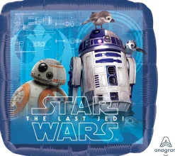 Pienet Foliopallot|Star Wars>Anagram International Inc, 7700 Anagram Drive, MN 55344-7307, USA, http://www.anagramballoons.com/ Star Wars Last Jedi foliopallo