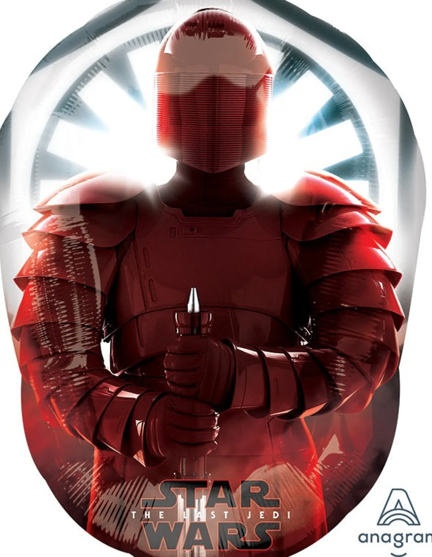Muotofoliopallot|Star Wars>Anagram International Inc, 7700 Anagram Drive, MN 55344-7307, USA, http://www.anagramballoons.com/ Star Wars Last Jedi muotofoliopallo