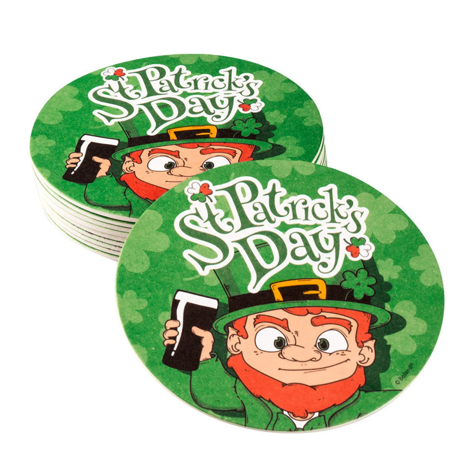 Juomatarvikkeet>Boland Party Partners, P. O. Box 518, AK ALPHEN A/D RIJN, https://boland.eu St Patrick´s Day lasinalunen 10 kpl/pkt