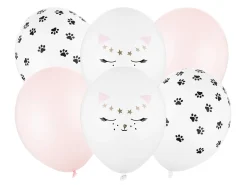 Pääsiäinen>PartyDeco sp. z o.o. sp. k., ul. Kolumba 1, 70-035 Szczecin, www.partydeco.com Suloinen kissa ilmapallo 30 cm 6 kpl/pss