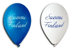 Suomi>Ilmapallokeskus Balloon Center Oy Part of Toyrock Group, Tiilipojanlenkki 9, 01720 VANTAA, www.ilmapallokeskus.fi Suomi ilmapallo 30 cm 6 kpl/pss