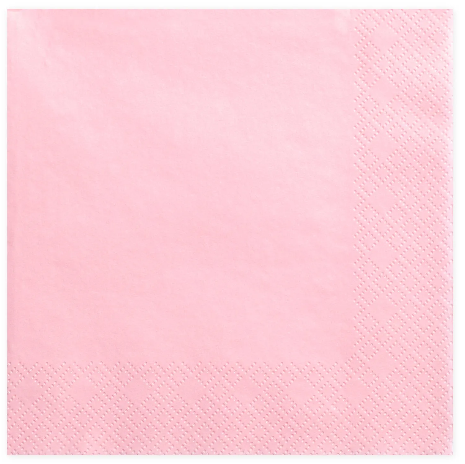 Värikattaus|Lautasliinat>PartyDeco sp. z o.o. sp. k., ul. Kolumba 1, 70-035 Szczecin, www.partydeco.com Suuri lautasliina 33 x 33 cm vaaleanpunainen 20 kpl/pkt
