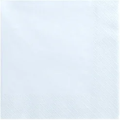Värikattaus|Lautasliinat>PartyDeco sp. z o.o. sp. k., ul. Kolumba 1, 70-035 Szczecin, www.partydeco.com Suuri lautasliina 33 x 33 cm vaaleansininen 20 kpl/pkt