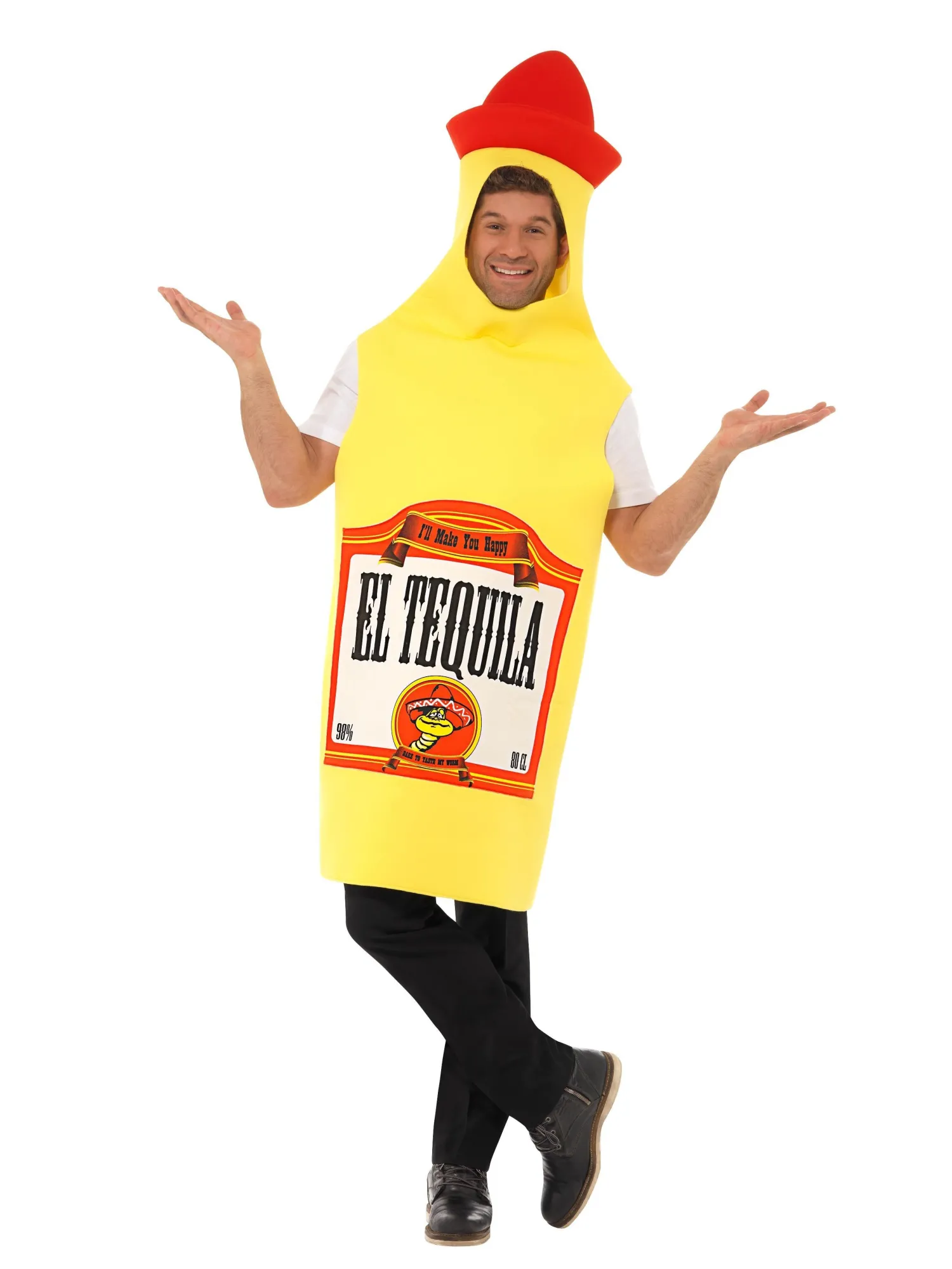 Penkkarit|Halloween>Smiffys II Ltd., New Lane, Leeds, LS11 5DZ United Kingdom, www.smiffys.com Tequila-asu aikuisten yhdenkoon