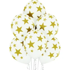 Uusi Vuosi>Belbal sp.zo.o, ul.Skarszewska 1, 83 - 110 Tczew, www.belbal.com Tähdet ilmapallo 30 cm valkoinen 6 kpl/pkt