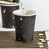 Häät|Häät>PartyDeco sp. z o.o. sp. k., ul. Kolumba 1, 70-035 Szczecin, www.partydeco.com Tähdet pahvimuki musta 6 kpl/pkt