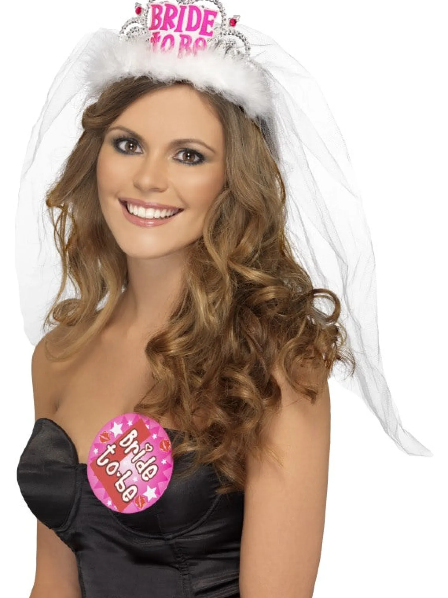 Häät|Häät>Smiffys II Ltd., New Lane, Leeds, LS11 5DZ United Kingdom, www.smiffys.com Tiara, Bride to Be hunnulla