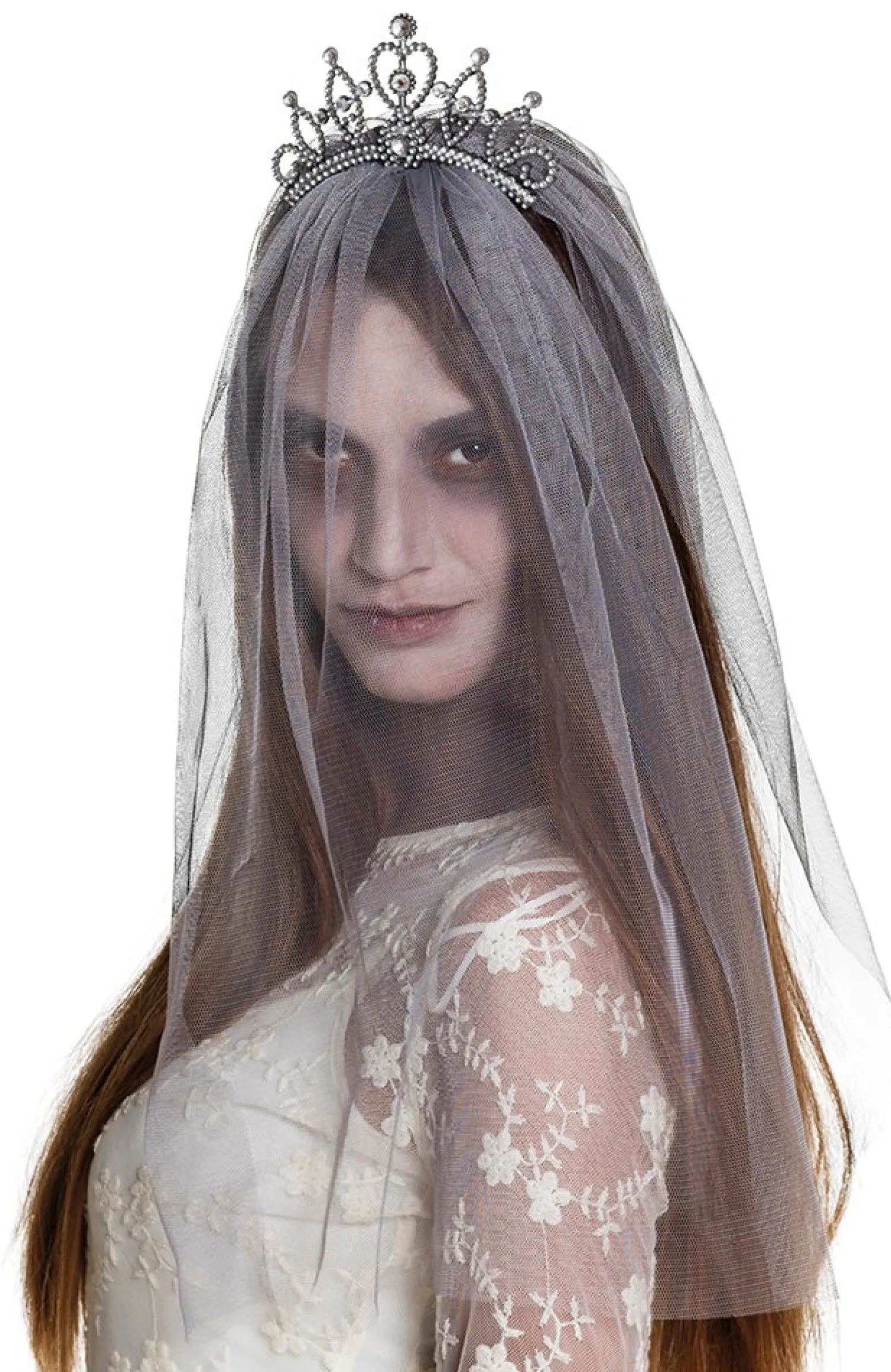 Muut Asusteet|Pannat, Kruunut Ja Tiarat>Boland Party Partners, P. O. Box 518, AK ALPHEN A/D RIJN, https://boland.eu Tiara hunnulla Zombiprinsessa