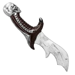 Halloween|Leikkimiekat, -Veitset Ja -Kilvet>Boland Party Partners, P. O. Box 518, AK ALPHEN A/D RIJN, https://boland.eu Tikari pääkallo 29 cm