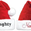 Joulu|Muut Asusteet>IV Beck / Amscan Europe GmbH, Dettinger Str. 148, 73230 Kirchheim/Teck, Germany, www.amscan-europe.com Tonttulakki naughty ja nice 2 kpl/pkt