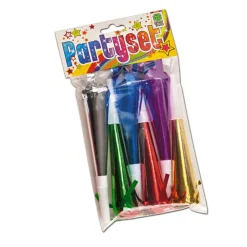 Torvet, Käärmepillit Ja Juhlasetit|Muut Juhlatarvikkeet>CARNIVAL TOYS SRL, VIA GOLDONI 1, 48026 GODO DI RUSSI, RA, www.carnivaltoys.it Torvi metallihohtoinen 22 cm 6 kpl/pss