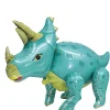 Erikoisilmapallot|Erikoisfoliopallot>Rifco/BWS srl, Via S. Leonardo 41, 3034 Casalvieri, www.rifco.it Triceratops 4D ilmatäytteinen foliopallo turkoosi 50 x 79 cm