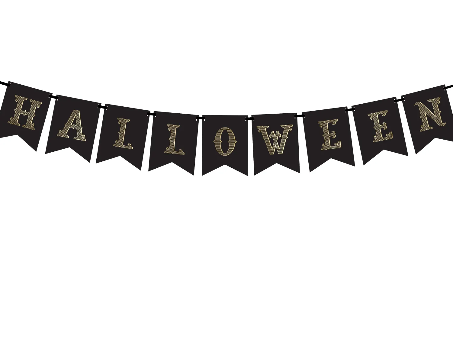 Muut Ripustettavat Koristeet|Halloween>PartyDeco sp. z o.o. sp. k., ul. Kolumba 1, 70-035 Szczecin, www.partydeco.com Trick or treat Halloween viirinauha 20x175 cm