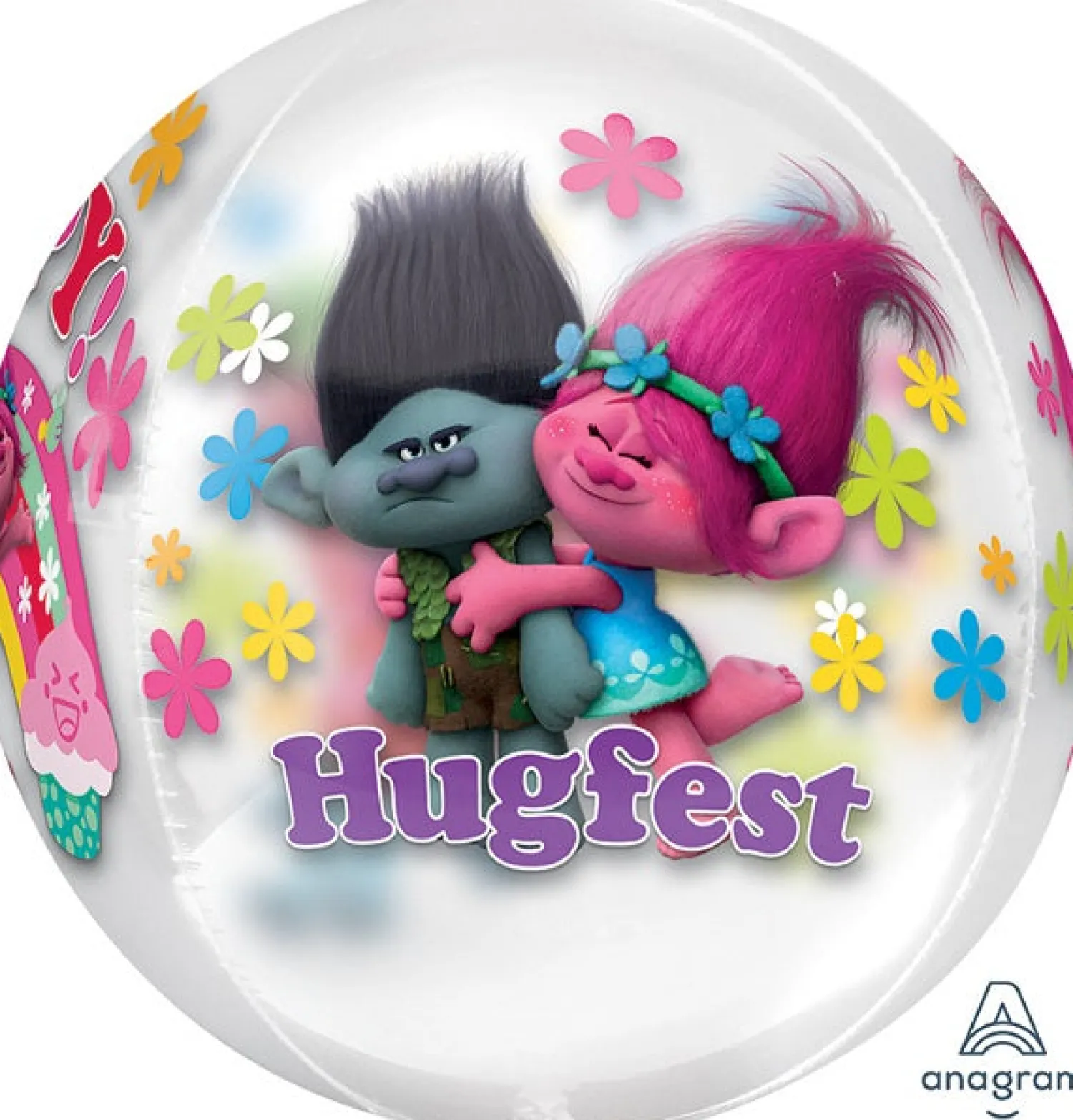 Erikoisfoliopallot>Anagram International Inc, 7700 Anagram Drive, MN 55344-7307, USA, http://www.anagramballoons.com/ Trollit pallokas 3D muotofoliopallo