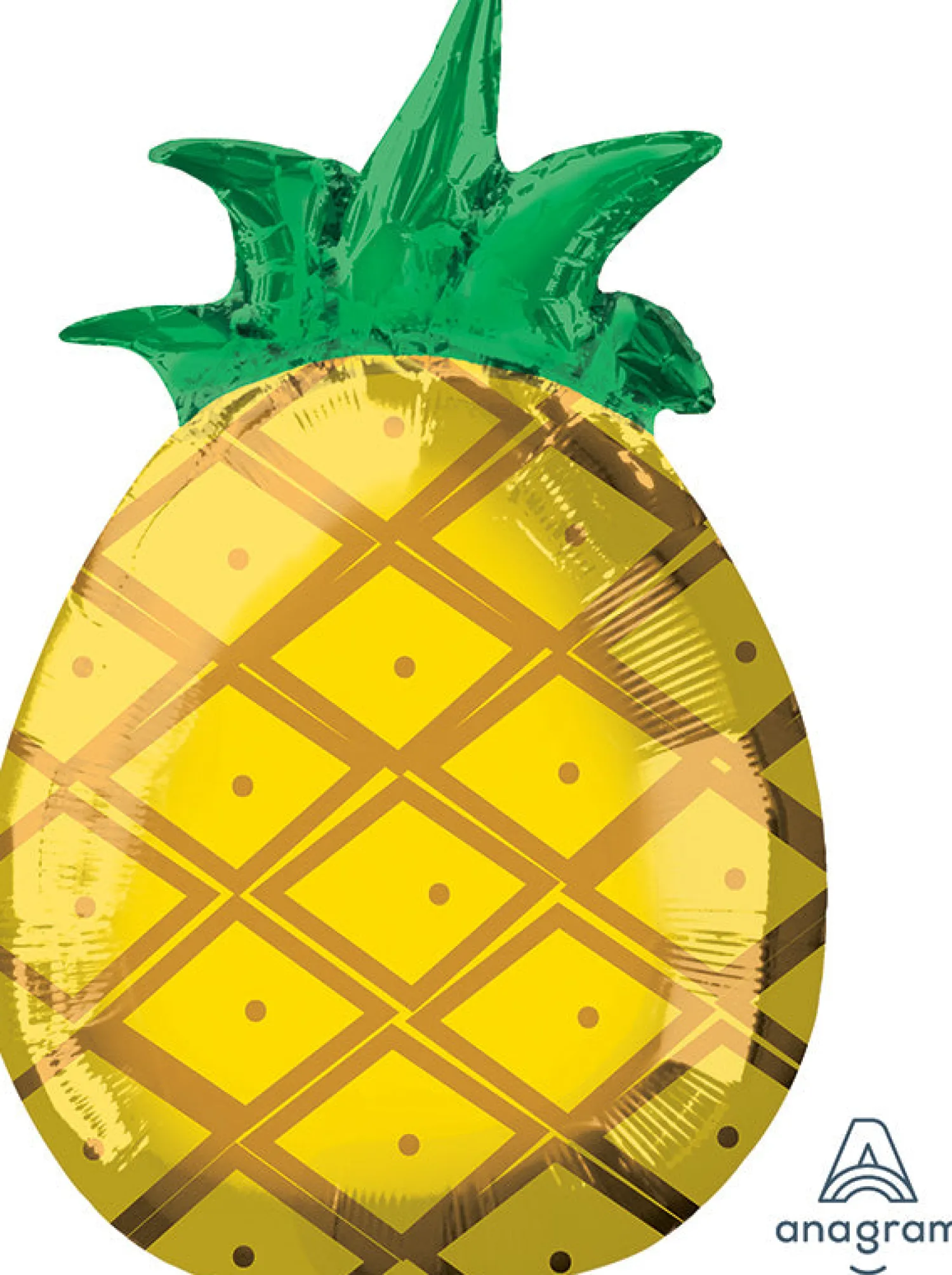Muotofoliopallot>Anagram International Inc, 7700 Anagram Drive, MN 55344-7307, USA, http://www.anagramballoons.com/ Trooppinen ananas pienmuotofolio