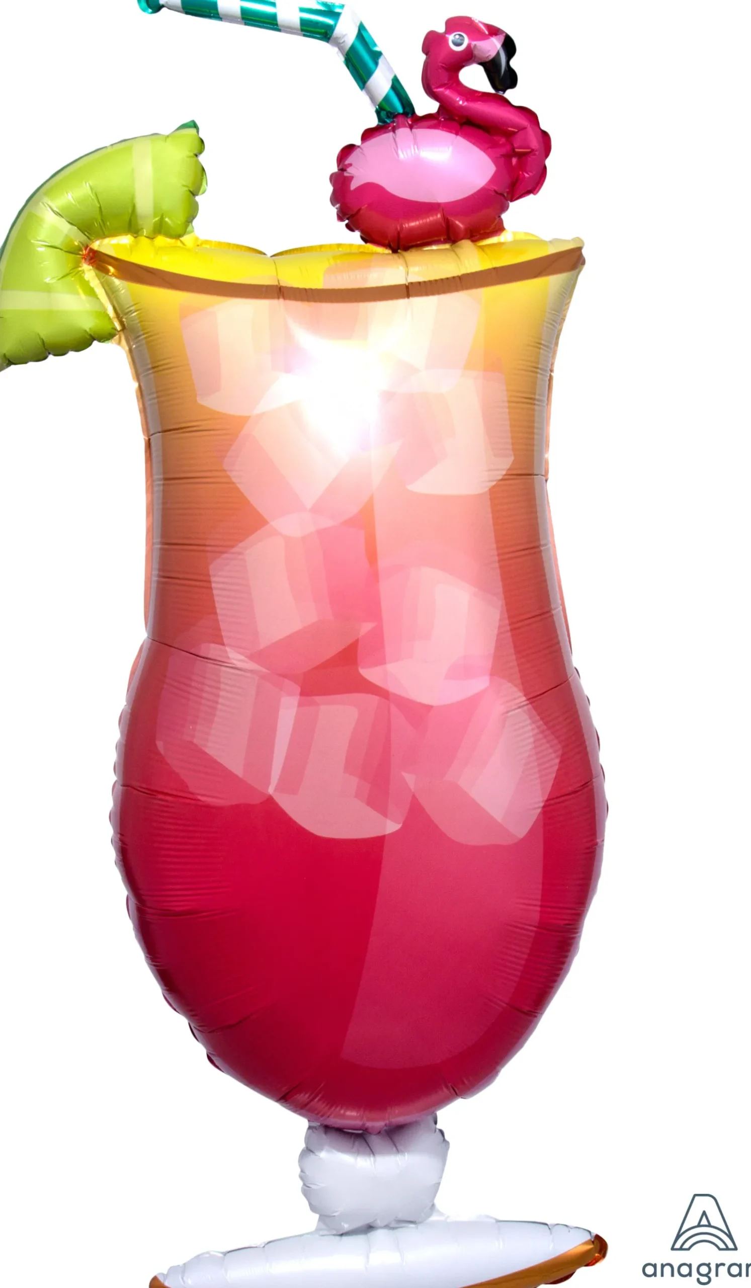 Muotofoliopallot|Vappu>Anagram International Inc, 7700 Anagram Drive, MN 55344-7307, USA, http://www.anagramballoons.com/ Trooppinen drinkki muotofoliopallo