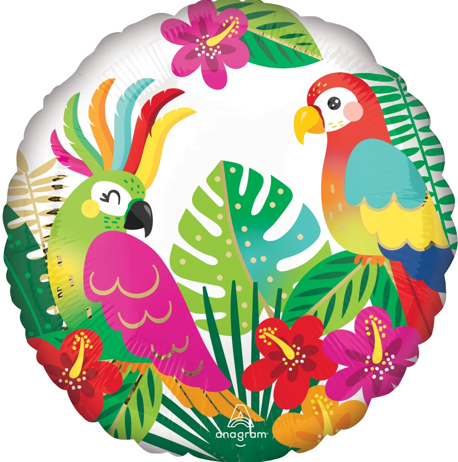 Pienet Foliopallot>Anagram International Inc, 7700 Anagram Drive, MN 55344-7307, USA, http://www.anagramballoons.com/ Trooppinen paratiisi foliopallo