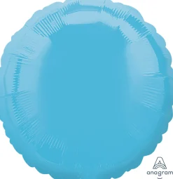 Yksiväriset Ilmapallot>Anagram International Inc, 7700 Anagram Drive, MN 55344-7307, USA, http://www.anagramballoons.com/ Turkoosi pyöreä foliopallo