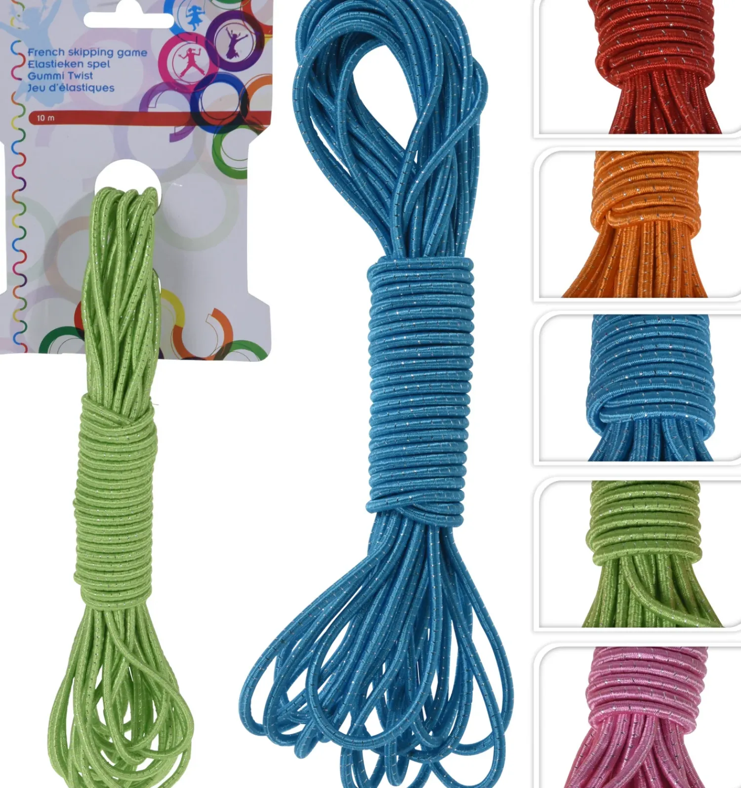 Kesätuotteet|Kesätuotteet>Koopman International B.V., Distelweg 88, 1031 HH AMSTERDAM, www.koopmanint.com Twist naru 10 m 1 kpl, lajitelmatuote 5 eri väriä