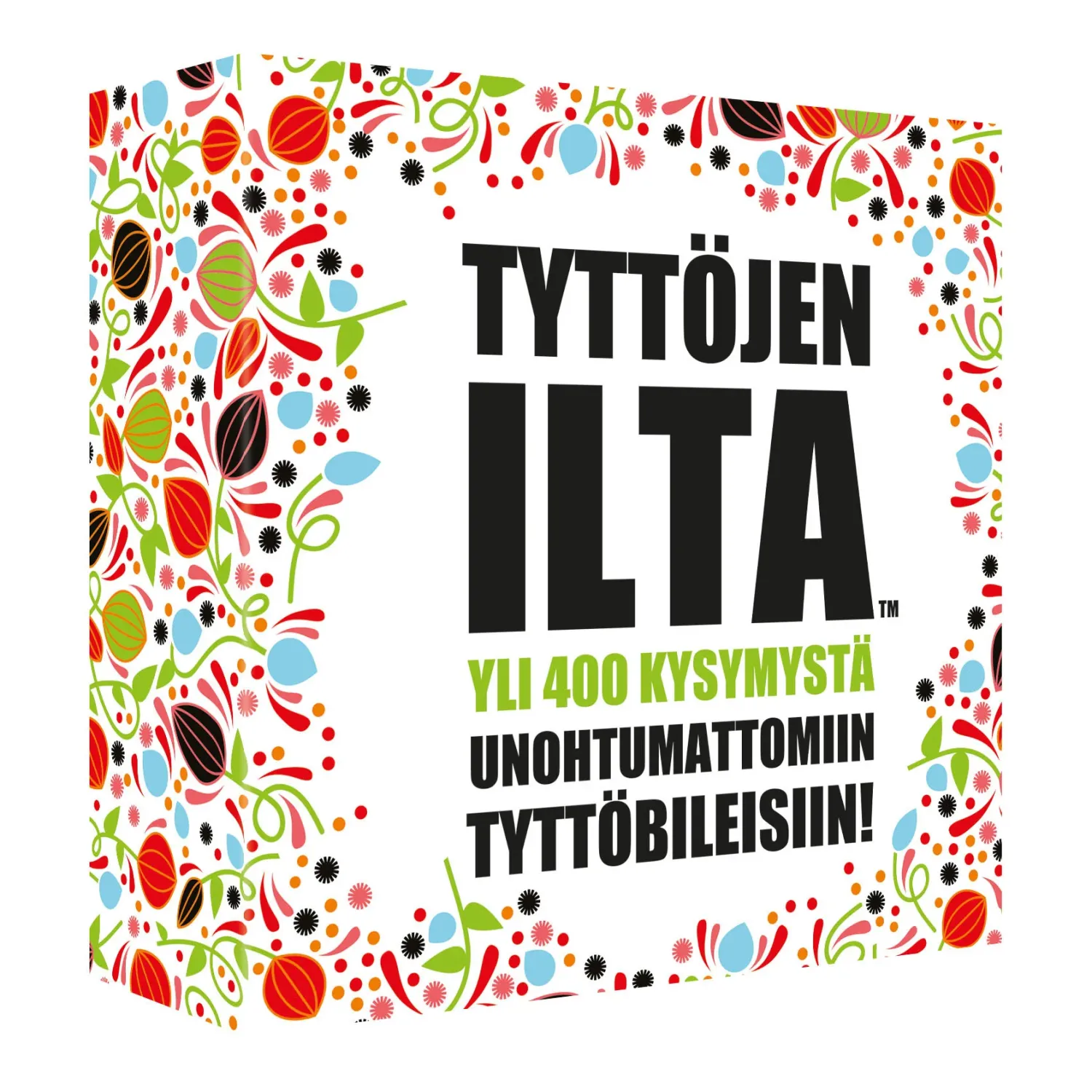 Ystävänpäivä|Muut Juhlatarvikkeet>Toyrock Oy, Lemminkäisenkatu 46, 20520 TURKU, www.toyrock.fi Tyttöjen ilta -kysymyspeli