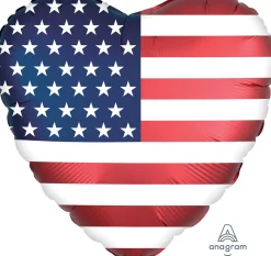 Pienet Foliopallot>Anagram International Inc, 7700 Anagram Drive, MN 55344-7307, USA, http://www.anagramballoons.com/ USA satiinisydän, tavallinen foliopallo