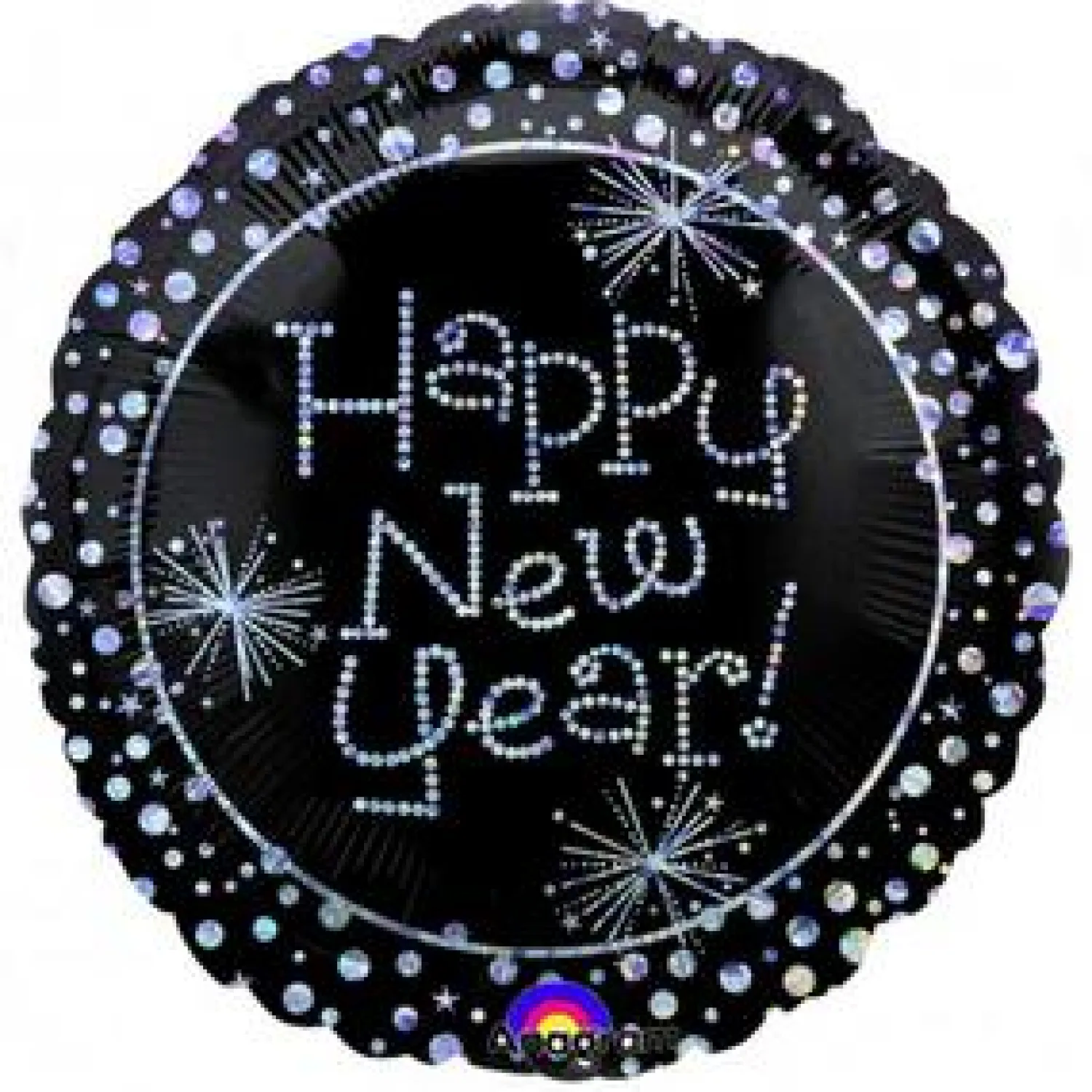 Pienet Foliopallot>Anagram International Inc, 7700 Anagram Drive, MN 55344-7307, USA, http://www.anagramballoons.com/ Uuden vuoden toivotus foliopallo