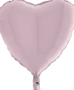 Pienet Foliopallot|Yksiväriset Foliopallot>Grabo Intl Srl, Via del Lavoro 33, 47853 CORIANO, ITALY, www.graboballoons.com Vaaleanpunainen sydän foliopallo