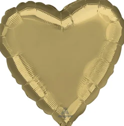 Yksiväriset Ilmapallot>Anagram International Inc, 7700 Anagram Drive, MN 55344-7307, USA, http://www.anagramballoons.com/ Valkokulta sydän foliopallo