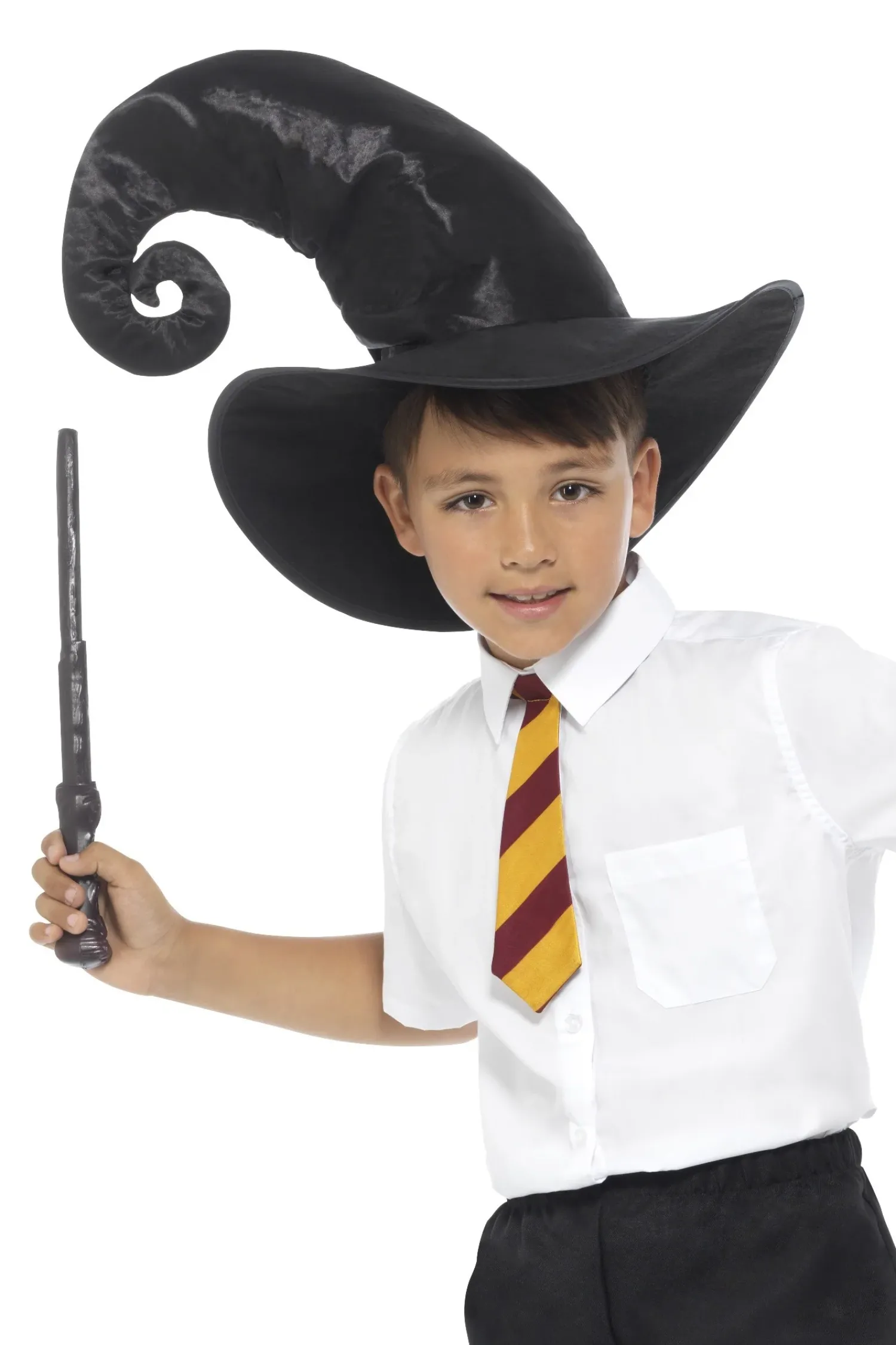 Pääsiäinen|Halloween>Smiffys II Ltd., New Lane, Leeds, LS11 5DZ United Kingdom, www.smiffys.com Velhon asustesetti, hattu, taikasauva ja kravatti