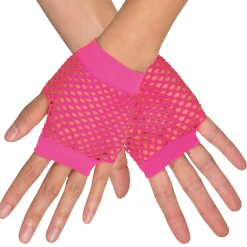 Muut Asusteet|80- Ja 90-Luku - Neon>Boland Party Partners, P. O. Box 518, AK ALPHEN A/D RIJN, https://boland.eu Verkkokäsineet ranteisiin pinkki