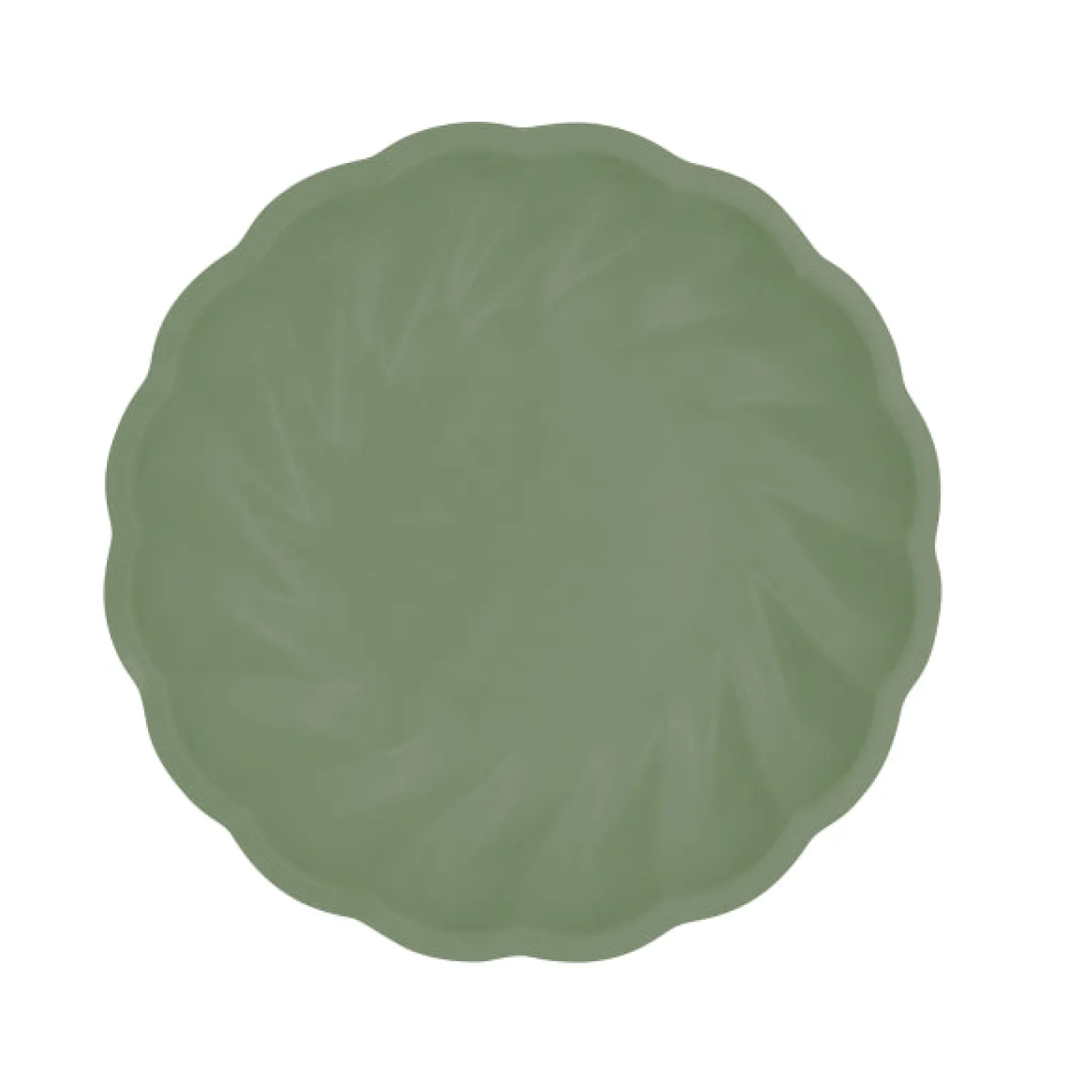 Lautaset|Värikattaus>Juhlamaailma Vert Decor pyöreä lautanen 23 cm tummanvihreä 6 kpl/pkt