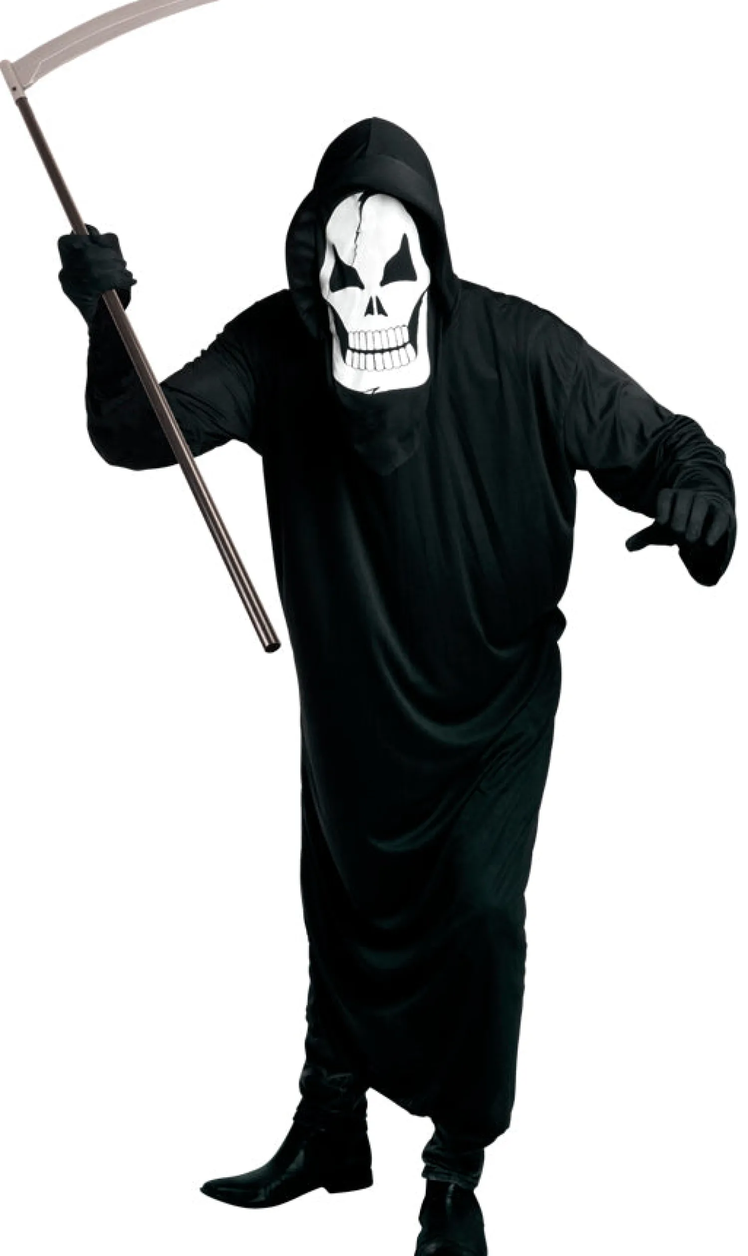 Kauhu / Day Of The Dead|Halloween>Boland Party Partners, P. O. Box 518, AK ALPHEN A/D RIJN, https://boland.eu Viikatemies pääkallohupulla (M/L) 52-54