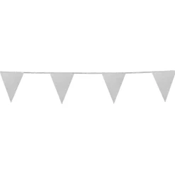 Muut Ripustettavat Koristeet|Viiri- Ja Kirjainnauhat>Boland Party Partners, P. O. Box 518, AK ALPHEN A/D RIJN, https://boland.eu Viirinauha kimaltava hopea 16x20 cm - 6 m