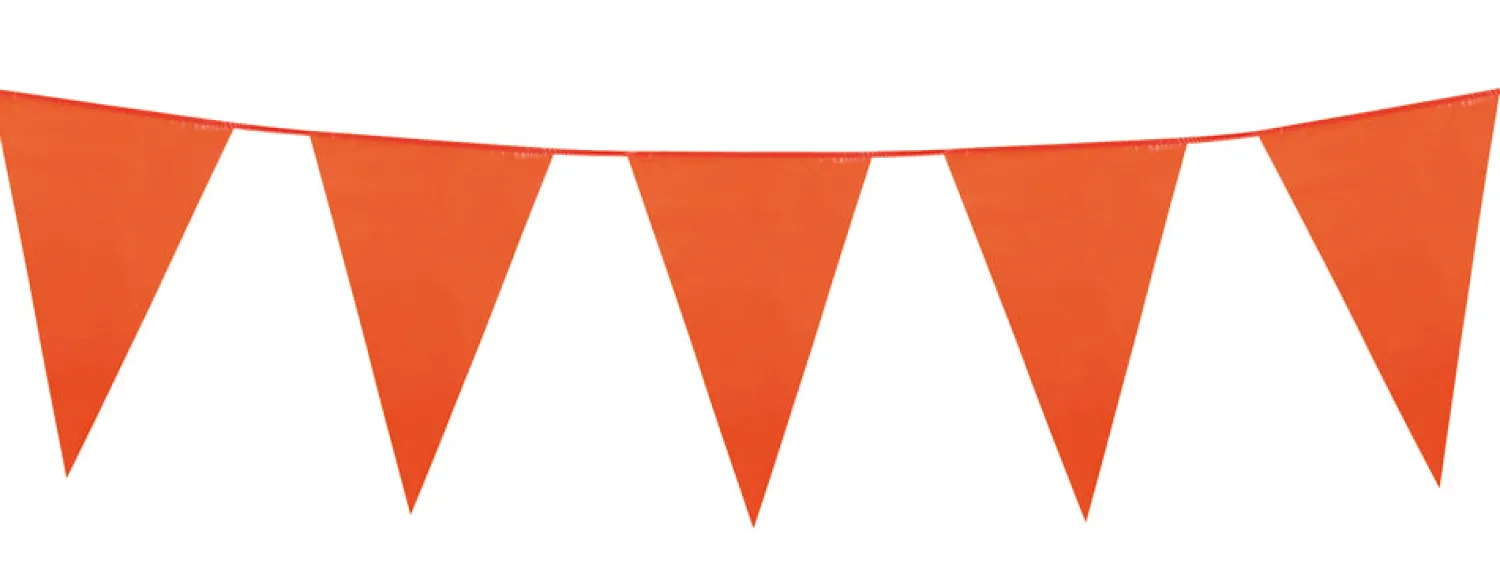 Muut Ripustettavat Koristeet|Halloween>Boland Party Partners, P. O. Box 518, AK ALPHEN A/D RIJN, https://boland.eu Viirinauha oranssi 30 x 20 cm - 10 m.