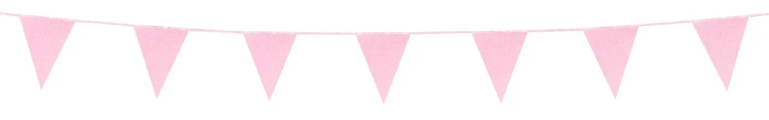 Muut Ripustettavat Koristeet>Boland Party Partners, P. O. Box 518, AK ALPHEN A/D RIJN, https://boland.eu Viirinauha vaaleanpunainen kimalle 16x20 cm - 6 m