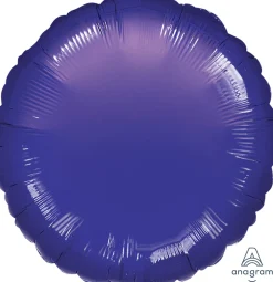 Pienet Foliopallot|Yksiväriset Foliopallot>Anagram International Inc, 7700 Anagram Drive, MN 55344-7307, USA, http://www.anagramballoons.com/ Violetti pyöreä foliopallo