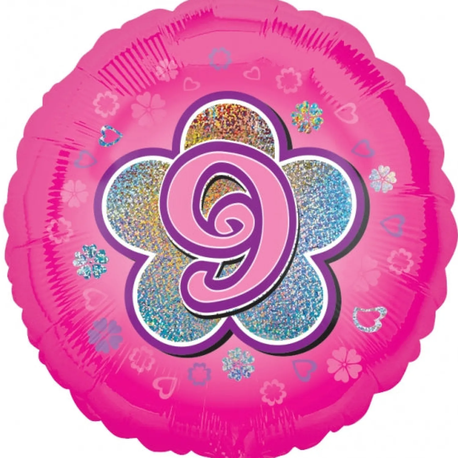Pienet Foliopallot>Anagram International Inc, 7700 Anagram Drive, MN 55344-7307, USA, http://www.anagramballoons.com/ 9 vuotta pinkki foliopallo