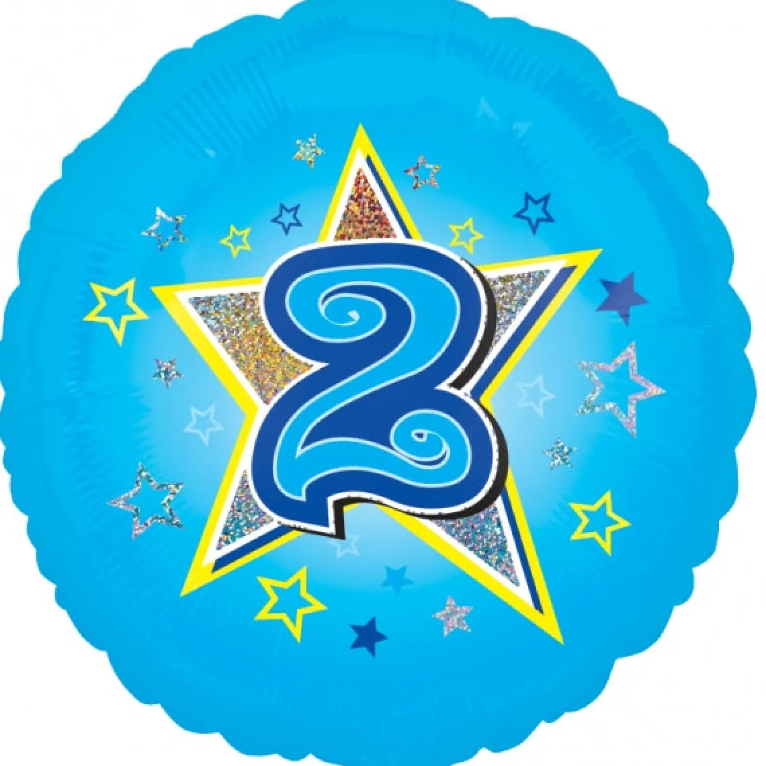 Pienet Foliopallot>Anagram International Inc, 7700 Anagram Drive, MN 55344-7307, USA, http://www.anagramballoons.com/ 2 vuotta sininen foliopallo
