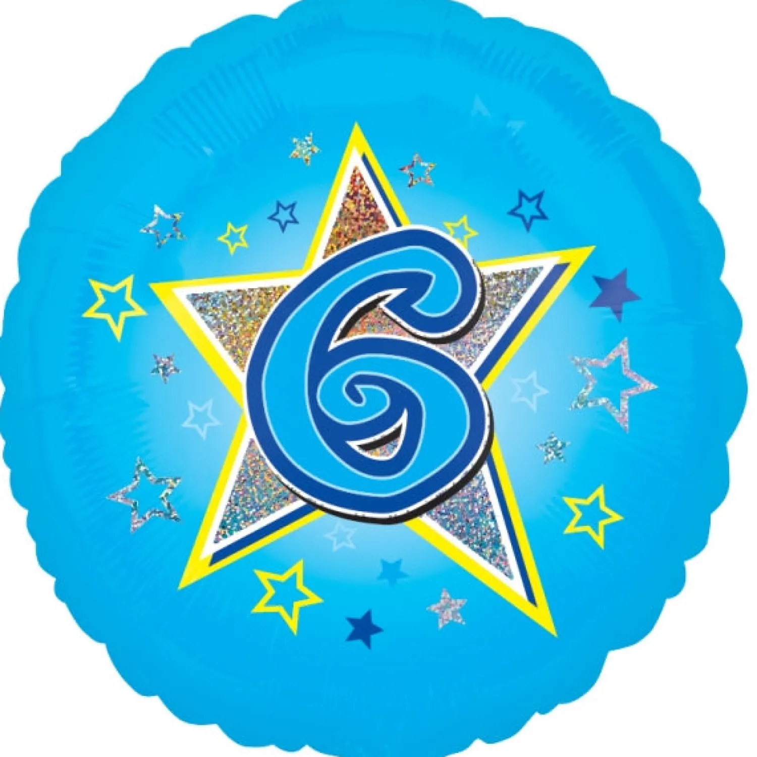 Pienet Foliopallot>Anagram International Inc, 7700 Anagram Drive, MN 55344-7307, USA, http://www.anagramballoons.com/ 6 vuotta sininen foliopallo