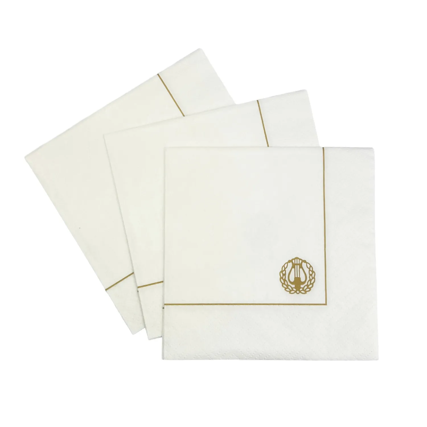 Lakkiaiset Ja Valmistujaiset|Lakkiaiset Ja Valmistujaiset>PAW Sp. z o.o., Nektarowa 9, 62-002 Suchy Las, www.paw.pl Ylioppilas lyyra pieni lautasliina 25 x 25 cm 20 kpl/pkt